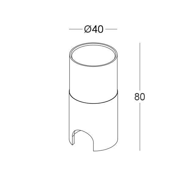 D.BOX.032.01 - Cassaforma corta in alluminio per Rim/Cut 45