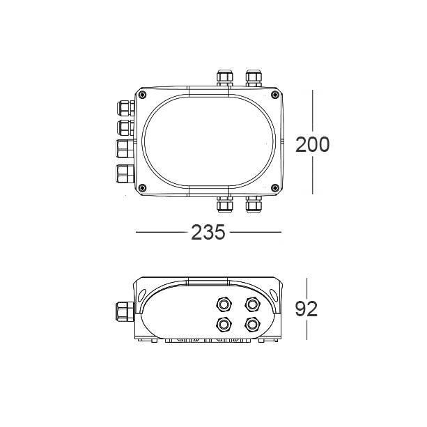 HUB.24V.001.DA2 - Hub 70W 24Vdc IP66<br>DALI-2